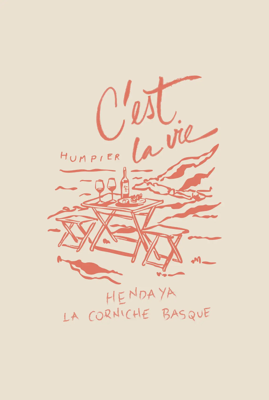 T-shirt manches longues C'est la Vie